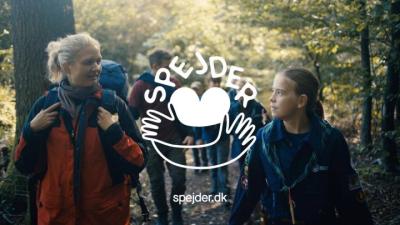 Billede af spejdere på tur
